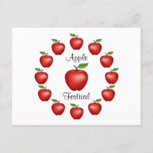 Apple Festival Postcard Postkarte