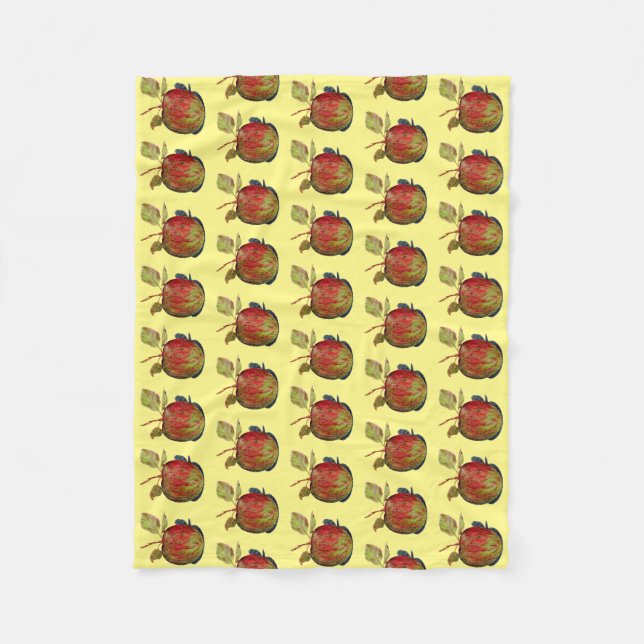 Apple Fleecedecke (Vorderseite)