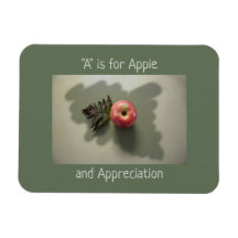 Apple for Teacher Appentiation Customizable Green