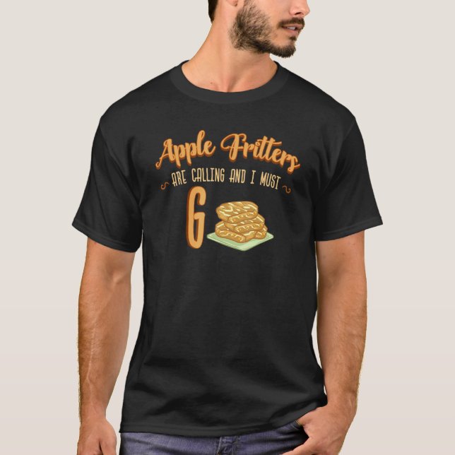 Apple Fritter Recipes Donuts Bread Gluten Free Veg T-Shirt (Vorderseite)