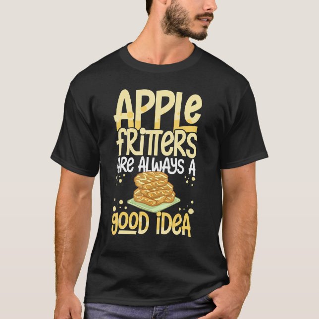 Apple Fritter Recipes Donuts Bread Gluten Free Veg T-Shirt (Vorderseite)