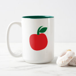 Apple Fruit Apple Zweifarbige Tasse