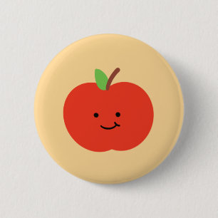 Apple Fruit Button