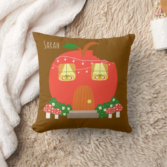 Apple Fruit Frog House Kissen (Decke)