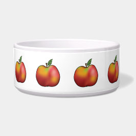 Apple Fruit Illustrations zum Roten Cartoon Napf