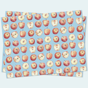 Apple Fruit Watercolor Seidenpapier