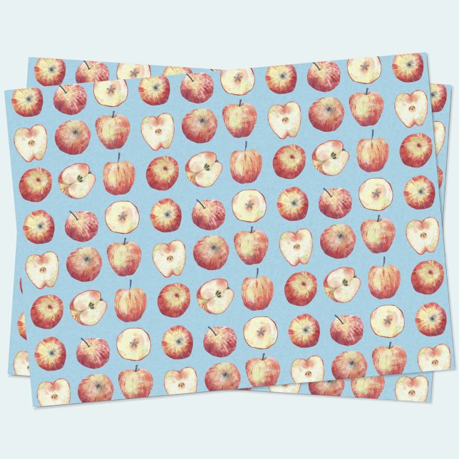 Apple Fruit Watercolor Seidenpapier (Von Creator hochgeladen)