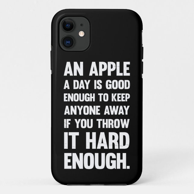 Apple Funny Quote. | sarcastic joke | sarcastic ph Case-Mate iPhone Hülle (Rückseite)
