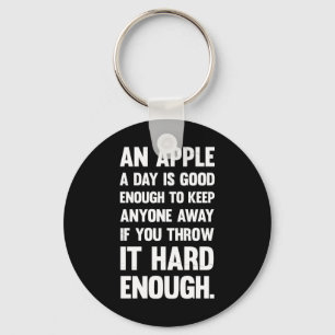 Apple Funny Zitat.   sarkastischer Witz   sarkasti Schlüsselanhänger