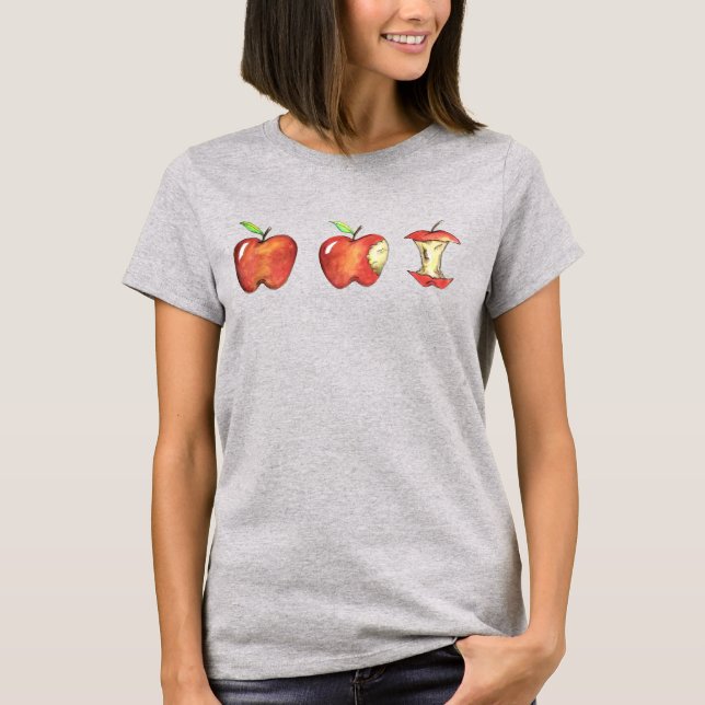 Apple für die Lehrer Red Apples Lehren Geschenk T- T-Shirt (Vorderseite)