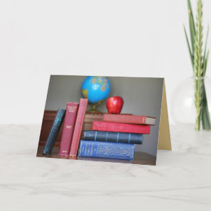 Apple für die Lehrerkarte Dankeskarte