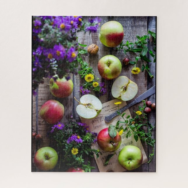 Apple-Garten-Foto-Puzzlespiel Puzzle (Vertikal)