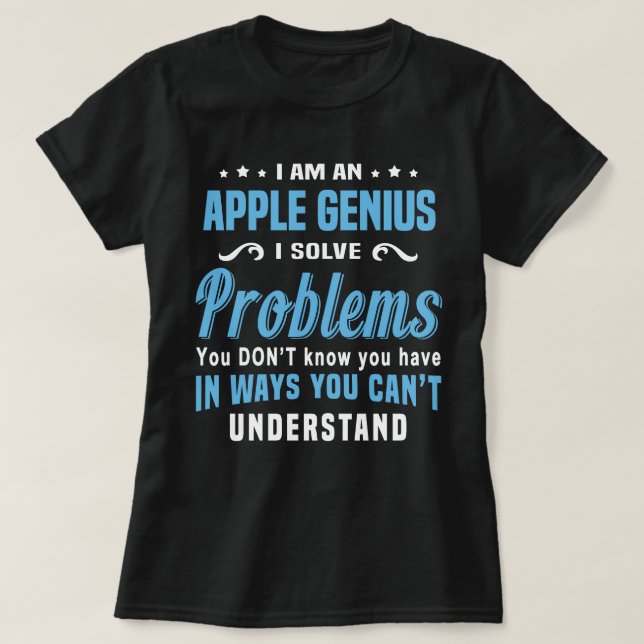 Apple Genius T-Shirt (Design vorne)