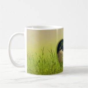 Apple Gold World Green Grass Blue Sea Sky Kaffeetasse