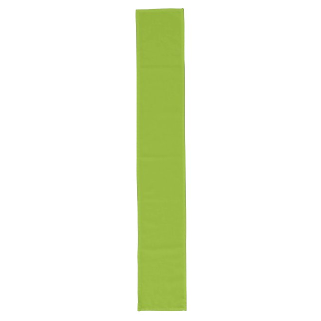 APPLE GREEN (eine solide fruchtige Farbe) ~ Großer Tischläufer (Vorderseite)