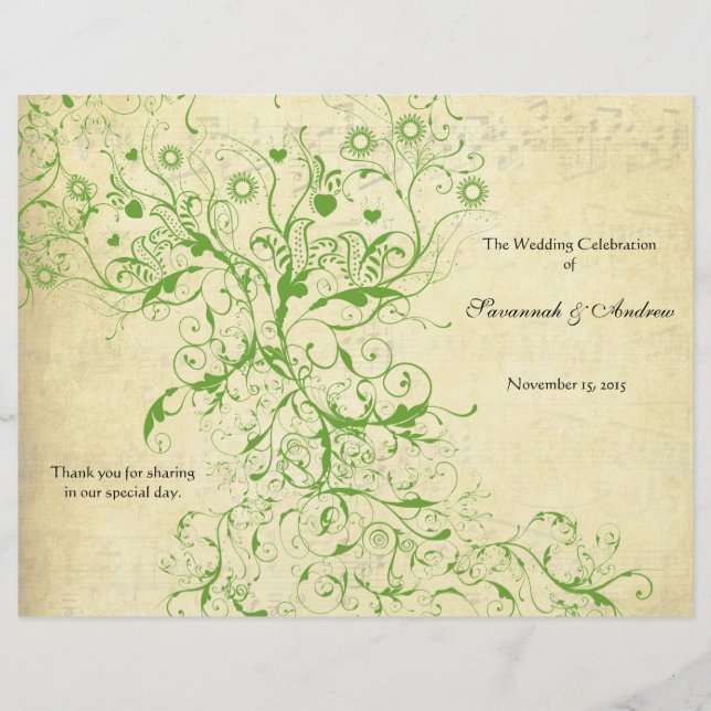 Apple Green Love Bird Wirbel Program (Vorderseite)