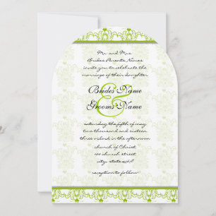 Apple Green Love Birds Hochzeitseinladung Einladung