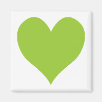 Apple Green Niedlich Heart Shape
