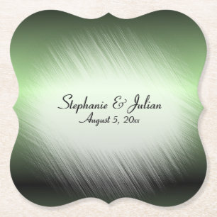 Apple Green Shine Wedding Suite Untersetzer