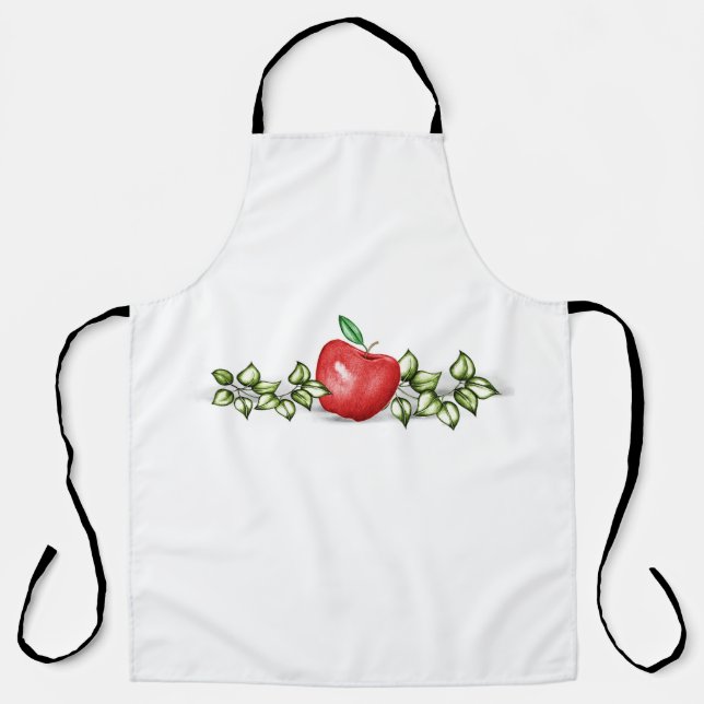 Apple Greenery Schürze (Vorderseite)