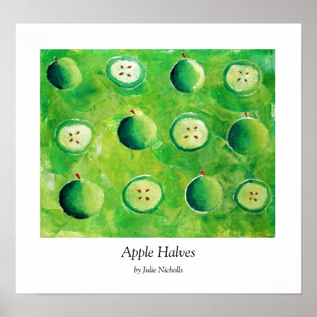 Apple Halves Poster (Vorne)