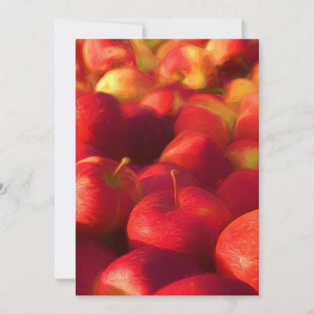 Apple Harvest Dankeskarte (Vorderseite)