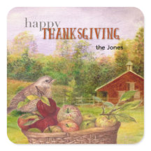 Apple Harvest Happy Thanksgiving