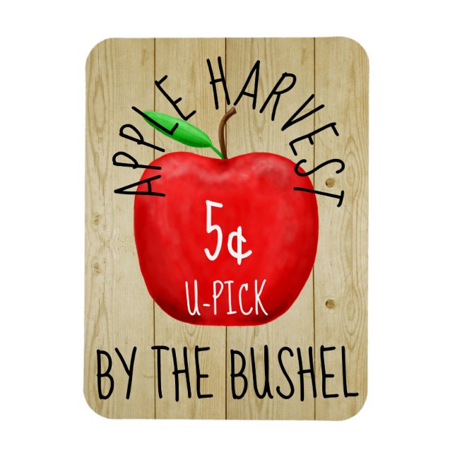 Apple Harvest Vintag Sign Magnet (Vertikal)