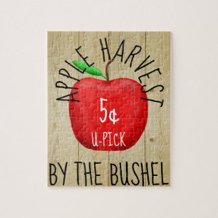 Apple Harvest Vintag Sign Puzzle
