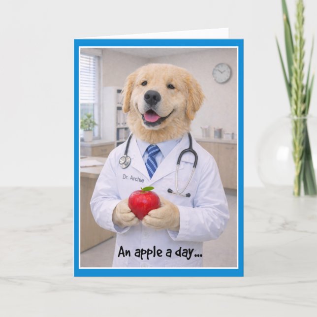Apple Health  Get Well Card  AA-1 Karte (Vorderseite)