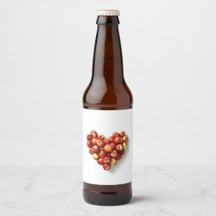 Apple Heart Bierflaschenetikett