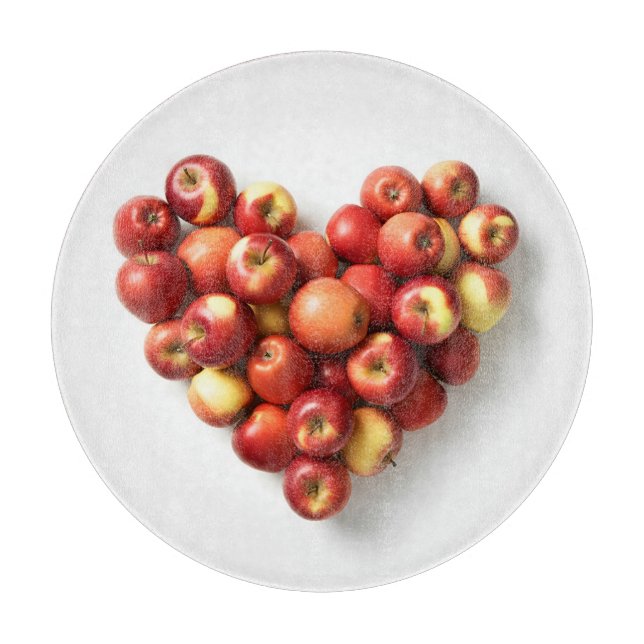 Apple Heart Schneidebrett (Vorderseite)