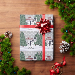 Apple Holidays Leopard Appaloosa Pferd Weihnachten Geschenkpapier