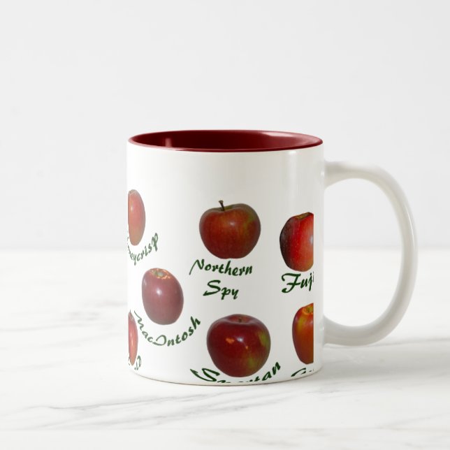 Apple-Identifizierungs-Tasse Zweifarbige Tasse (Rechts)