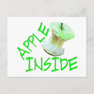 Apple Inside Postkarte