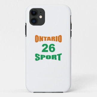 Apple iPhone11 Hülle  ONTARIO  SPORT 26