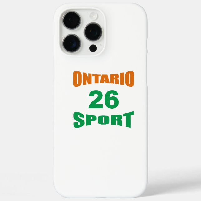 Apple iPhone16 Pro Max Hülle ONTAQRIO SPORT 26 (Rückseite)