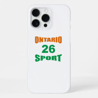 Apple iPhone16 Pro Max Hülle ONTAQRIO SPORT 26 iPhone 16 Pro Max Hülle