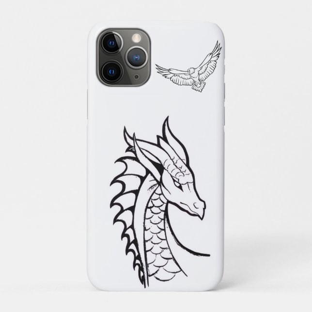 Apple iphone 11 pro Drachenhüllen  Case-Mate iPhone Hülle (Rückseite)