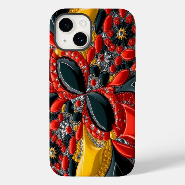 Apple iPhone 14 Case-Mate Deutschland Farben Hülle (Rückseite)