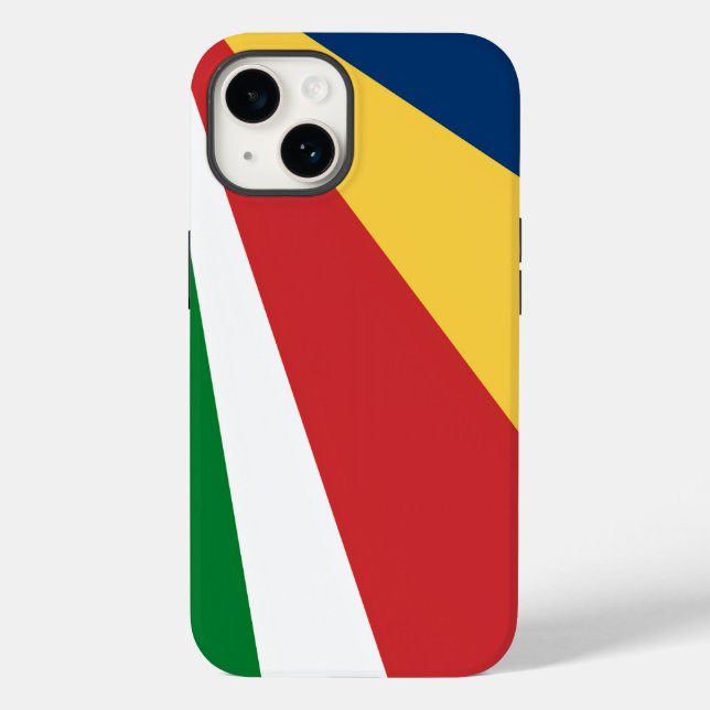 Apple iPhone 14 Case-Mate Seychellen Farben Hülle (Rückseite)