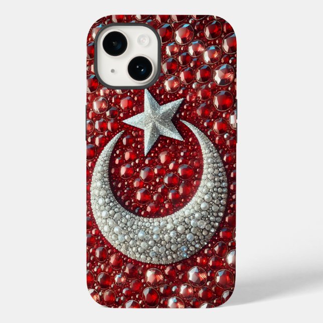 Apple iPhone 14 Case-Mate Türkische Farben Hülle (Rückseite)