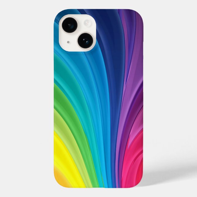 Apple iPhone 14 Case-Rainbow Case-Mate iPhone Hülle (Rückseite)
