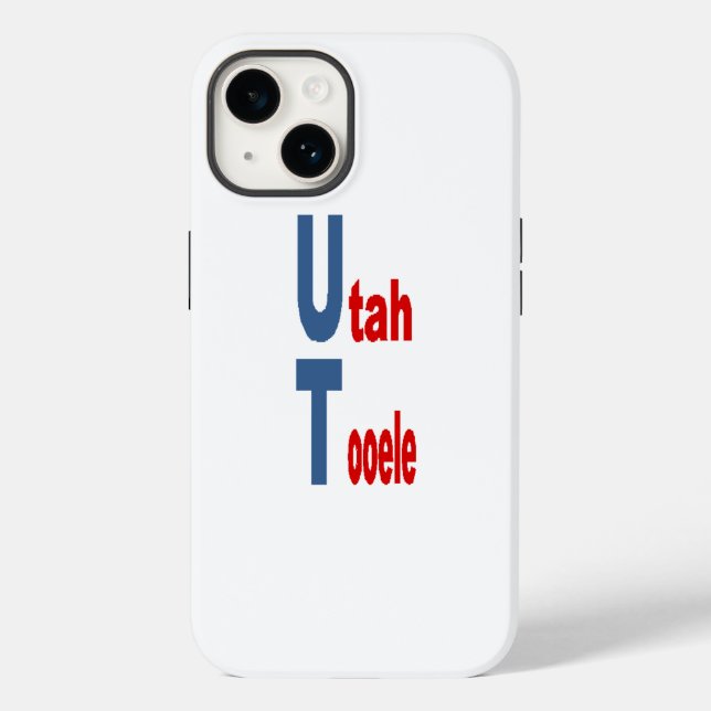 Apple iPhone 14 Hülle UTAH TOURISMUS (Rückseite)