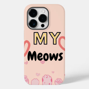 Apple iPhone 14pro Gehäuse Kitty Pads Case-Mate iPhone 14 Pro Hülle