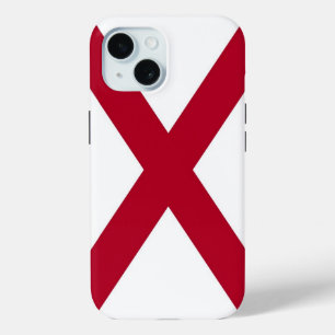 Apple iPhone 15 Case-Mate mit Alabama-Flagge Hülle