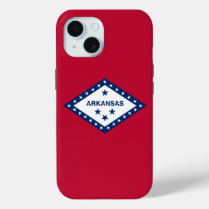 Apple iPhone 15 Case-Mate mit Arkansas-Flagge Hülle