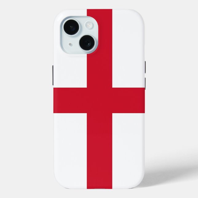 Apple iPhone 15 Case-Mate mit der Flagge Englands Hülle (Rückseite)