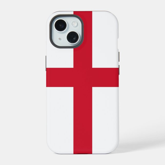 Apple iPhone 15 Case-Mate mit der Flagge Englands Hülle (Rückseite)