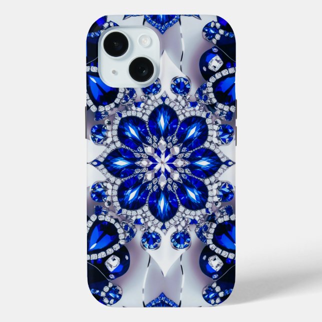 Apple iPhone 15 Case-Mate mit finnischen Farben Hülle (Rückseite)